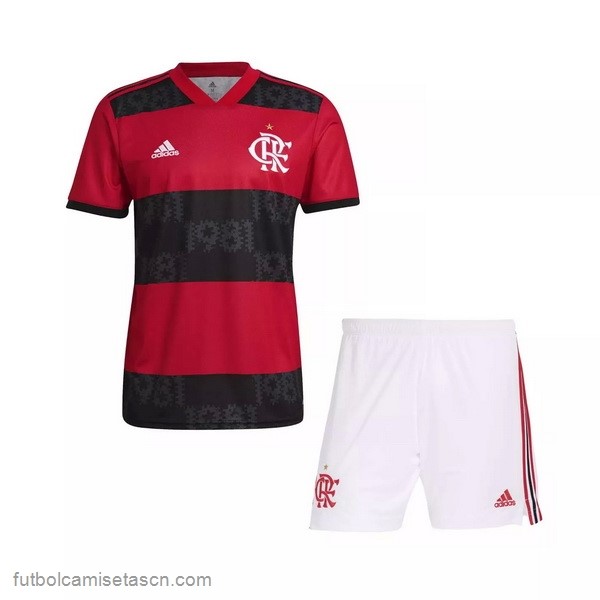 Camiseta Flamengo 1ª Niño 2021/22 Rojo